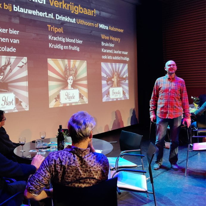 Bierproeverij voor groepen, zoals in het theater